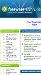 Mobile Screenshot of freeware-archiv.de
